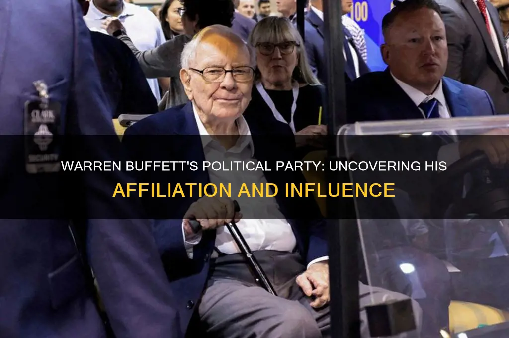what political party is warren buffett