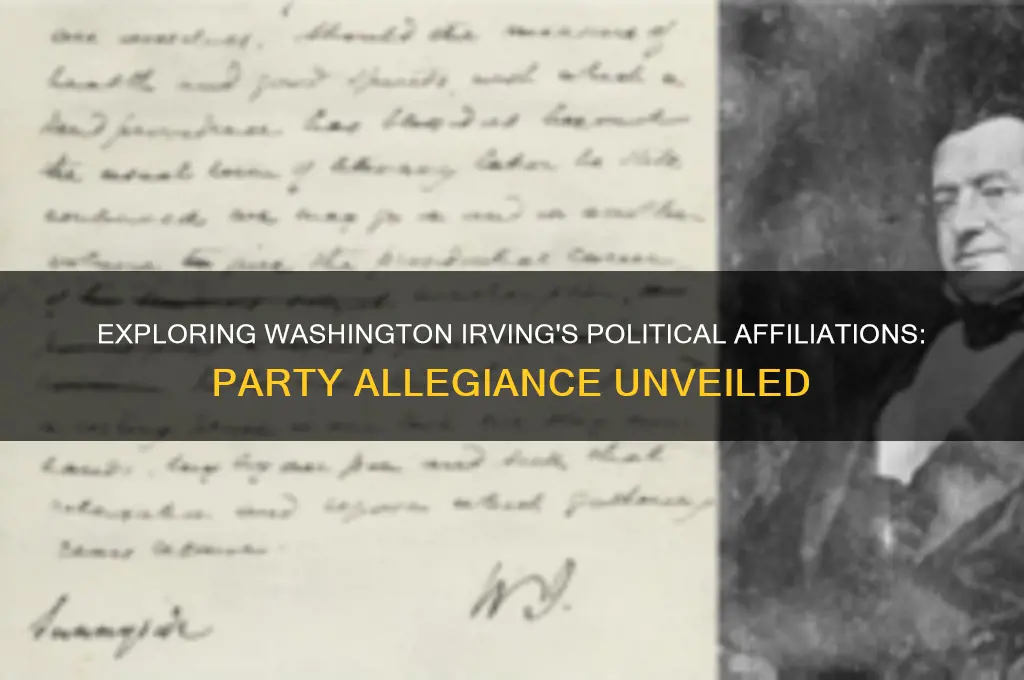 what political party is washington irving