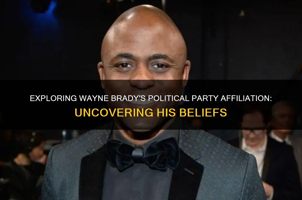 what political party is wayne brady