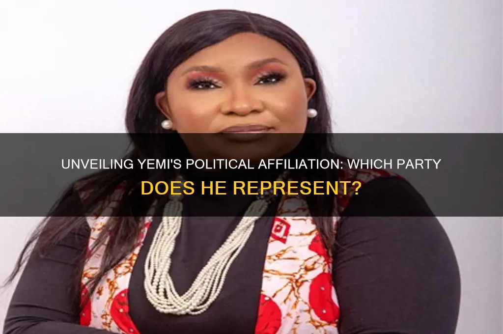 what political party is yemi