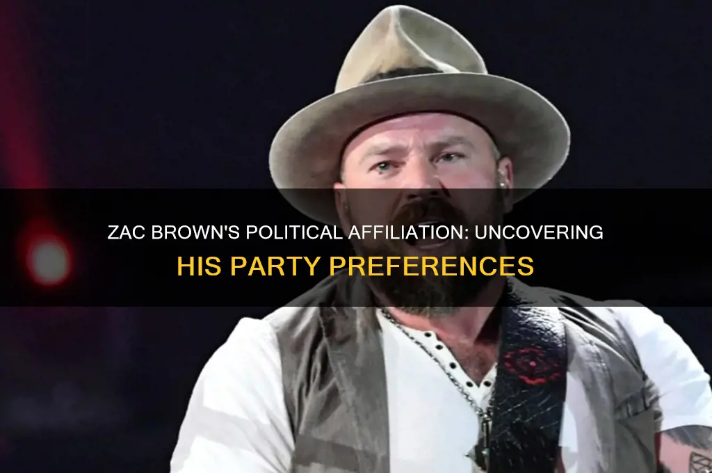 what political party is zac brown