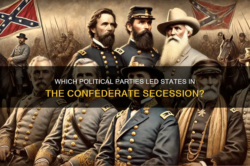 what political party led each state that joined the cinded