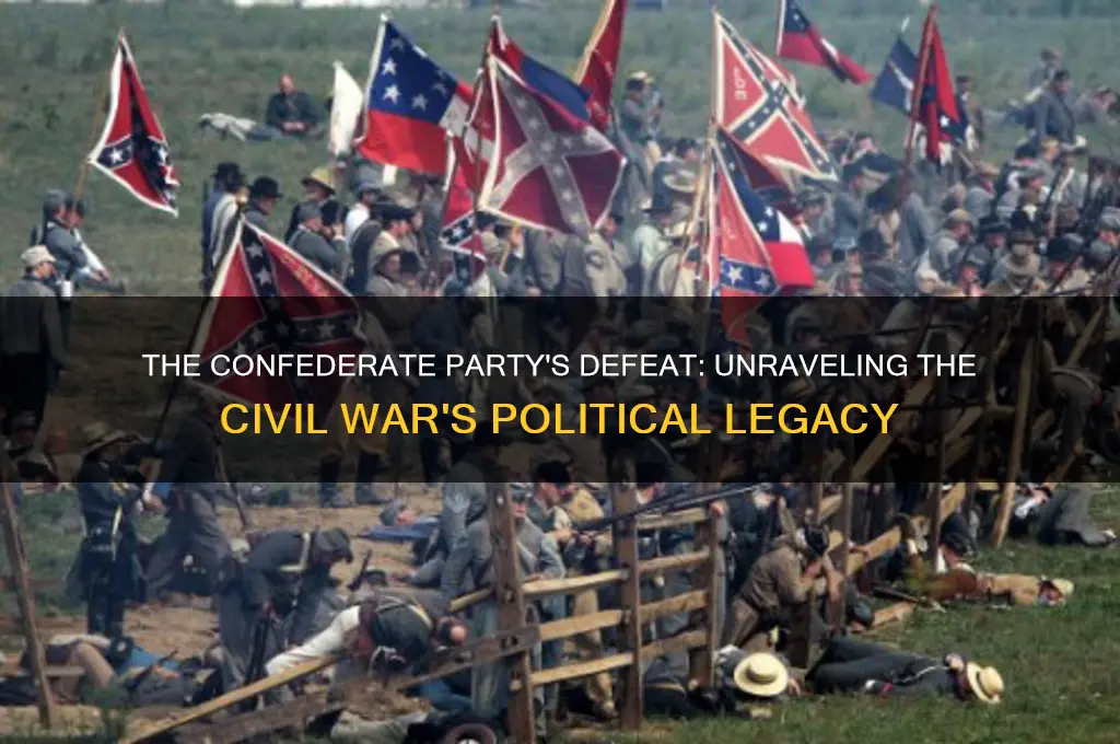 what political party lost the civil war