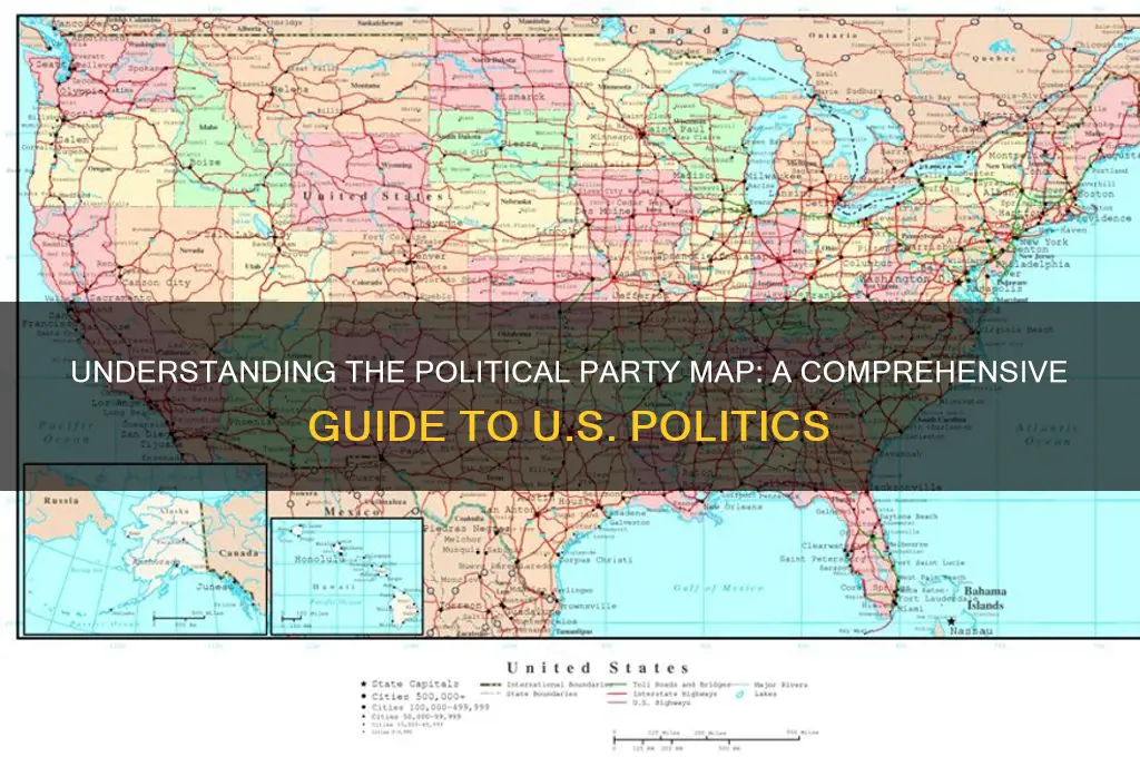 what political party map