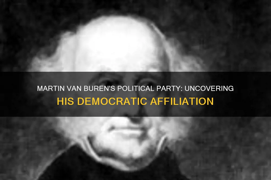 what political party martin van burenpart of