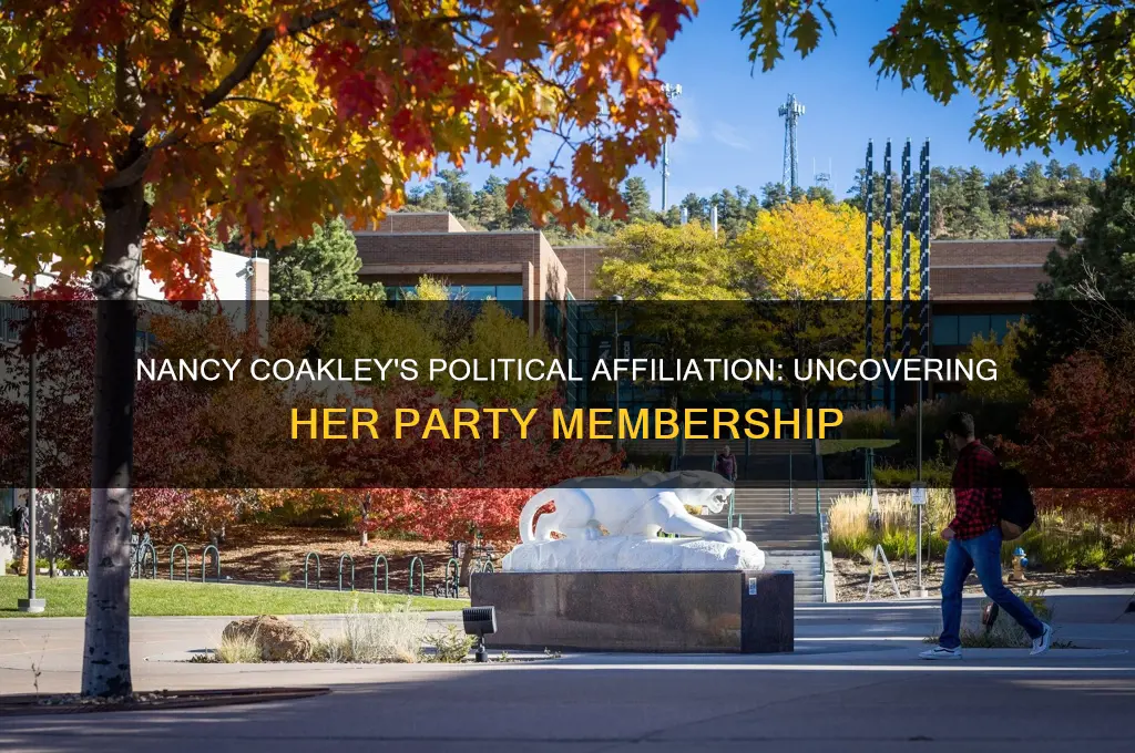 what political party nancy coakley belong to