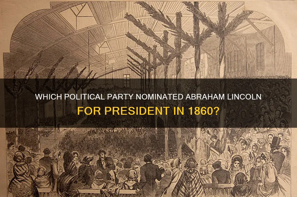 what political party nominated lincoln for president