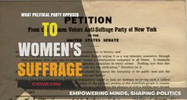 The Surprising Political Party That Opposed Women's Right to Vote