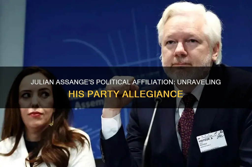what political party os julian assange