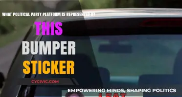 Decoding Bumper Sticker Politics: Which Party Platform Does It Represent?