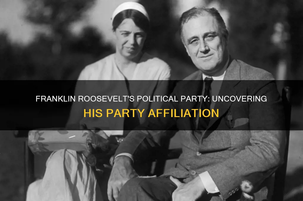 what political party president franklin roosevelt was a member o