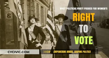 The Political Party That Championed Women's Right to Vote