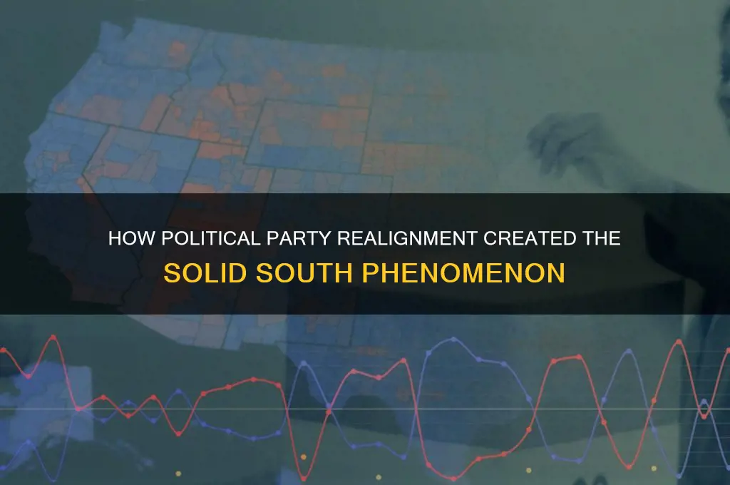 what political party realignment brought about the solid south
