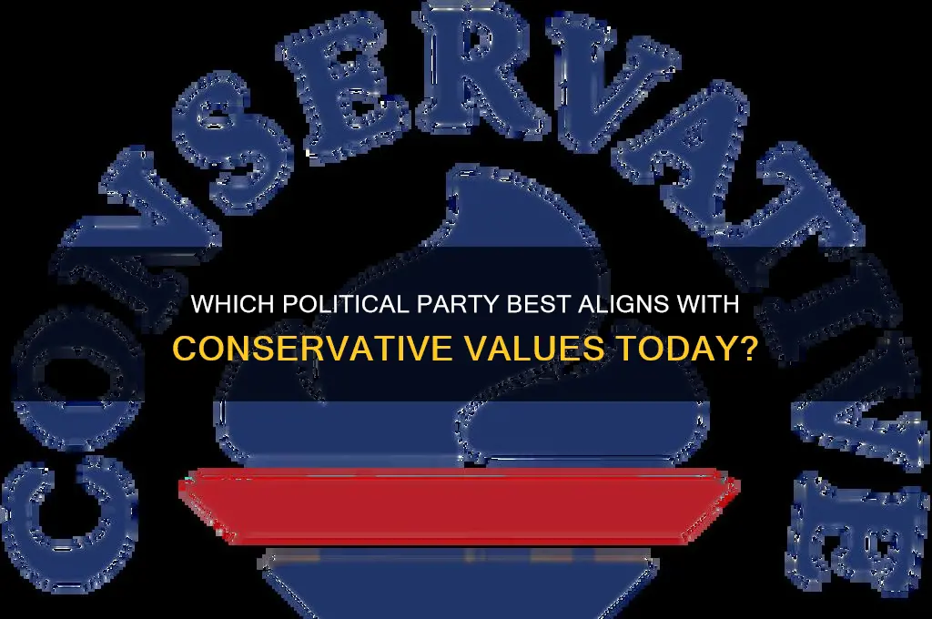 what political party represents the views of a consercatice