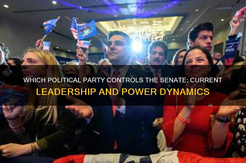 what political party rules the senate