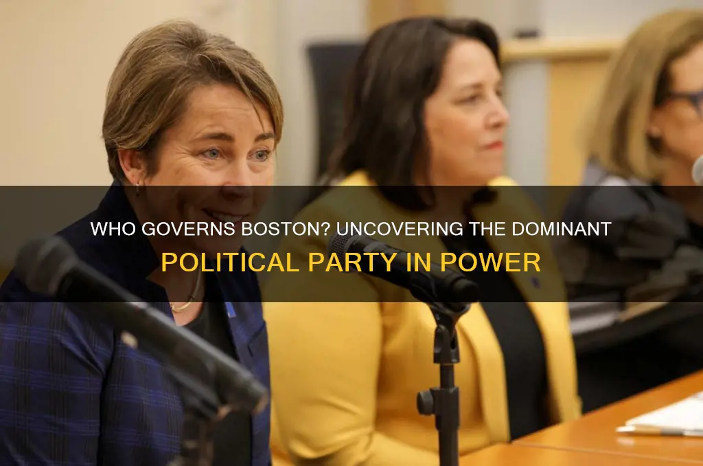 what political party run boston