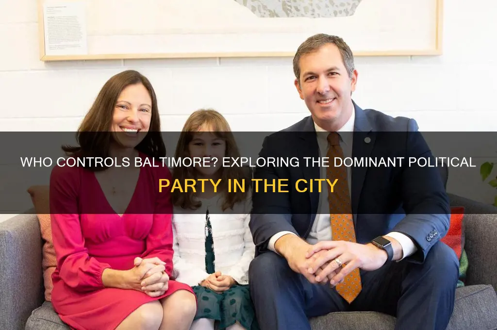 what political party runs baltimore
