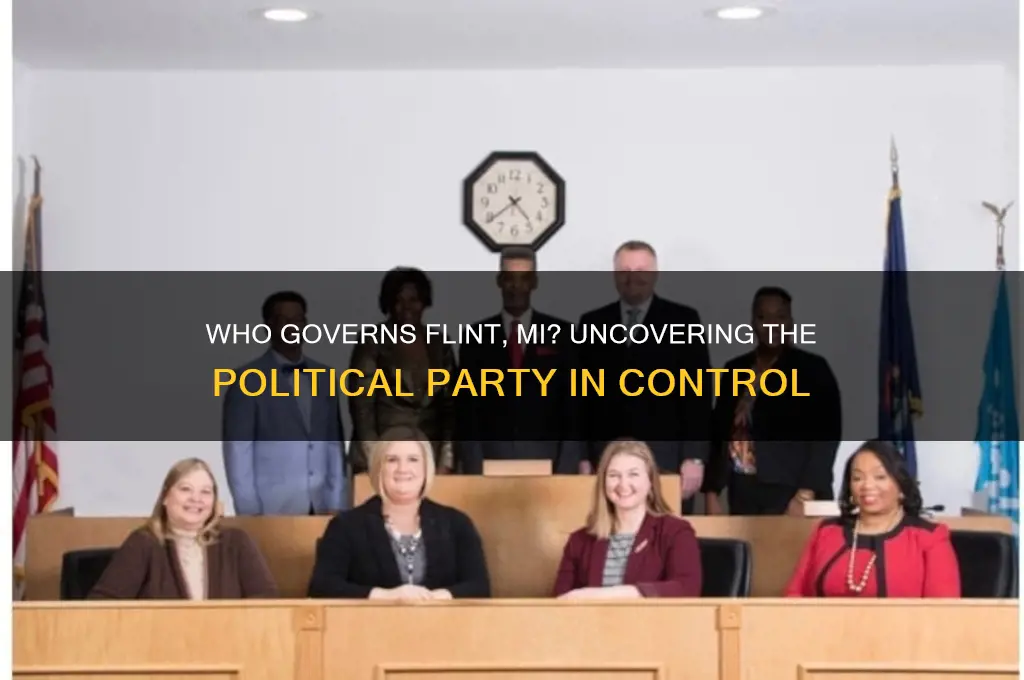 what political party runs flint mi