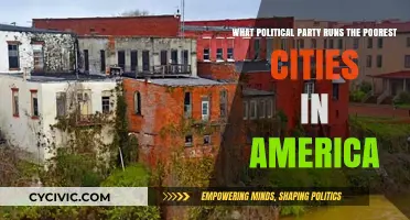 Which Political Party Governs America's Poorest Cities? A Deep Dive