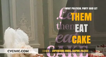 Let Them Eat Cake": Uncovering the Political Party Behind the Infamous Quot