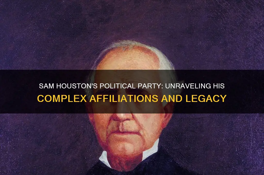 what political party sam houston