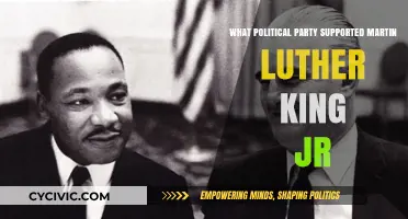 Which Political Party Backed Martin Luther King Jr.?