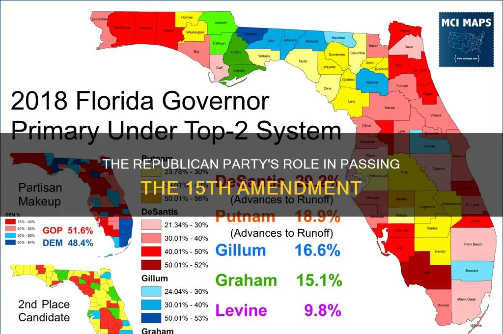 what political party supported the 15th amendment
