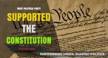 Which Political Party Championed the U.S. Constitution's Ratification?
