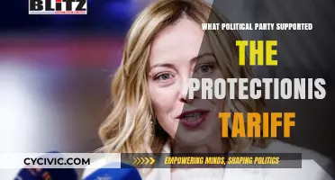 Which Political Party Championed the Protectionist Tariff Policy?