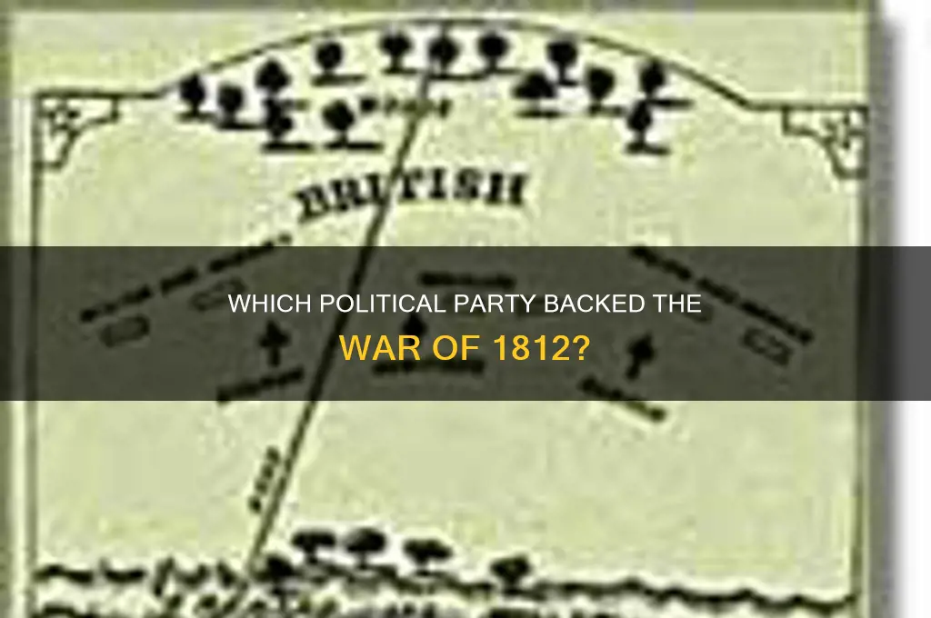 what political party supported the war of 1812