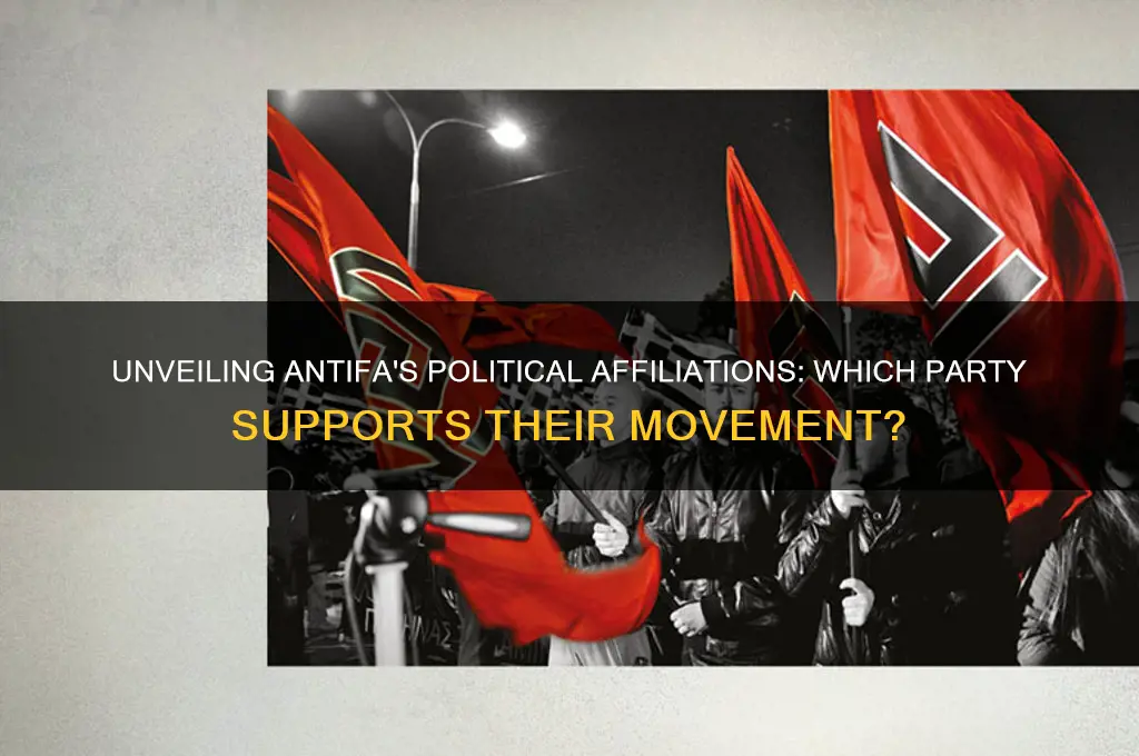 what political party supports antifa