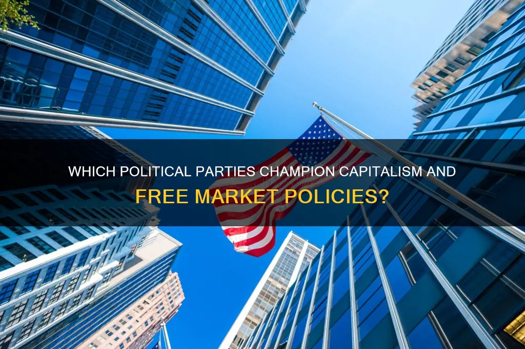what political party supports capitalism