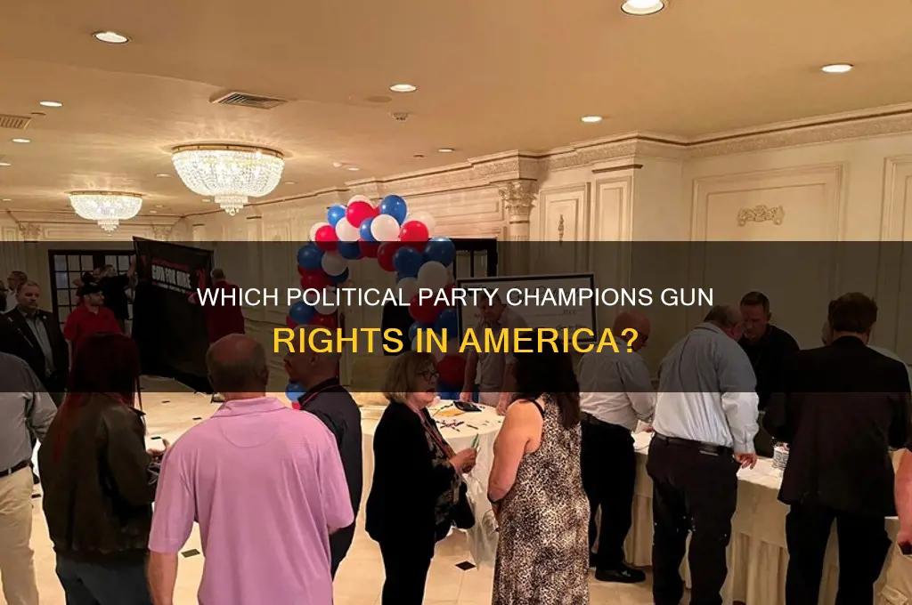 what political party supports guns