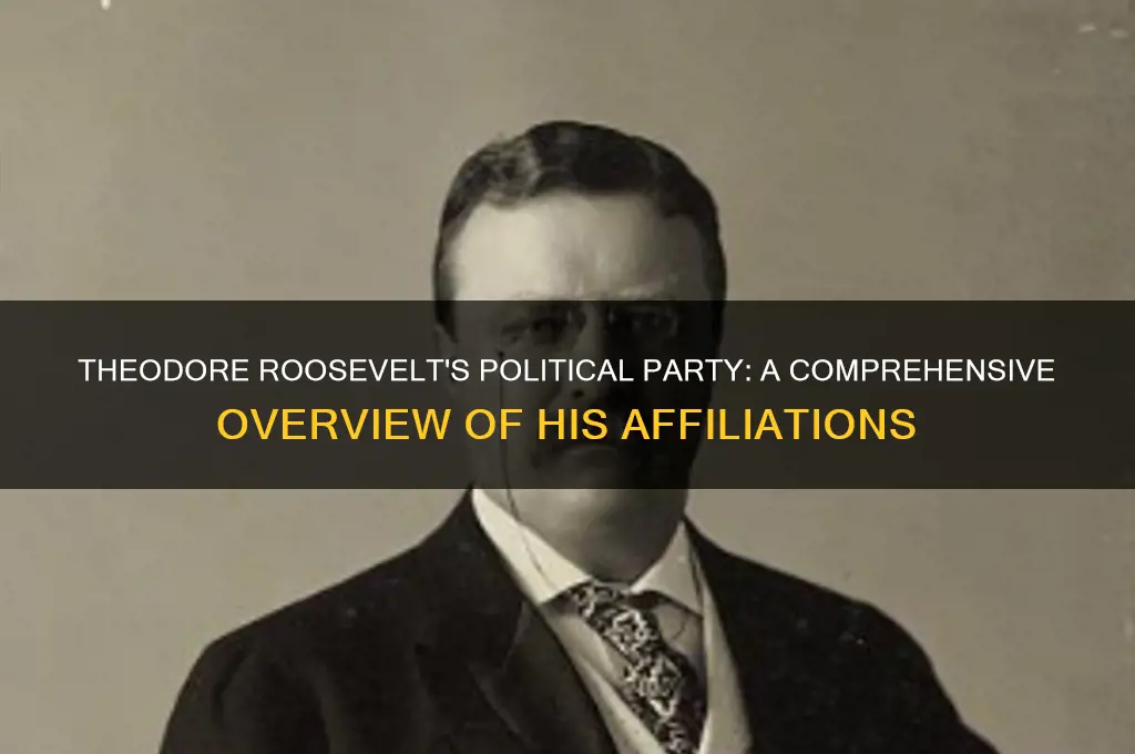 what political party theodore roosevelt belong to