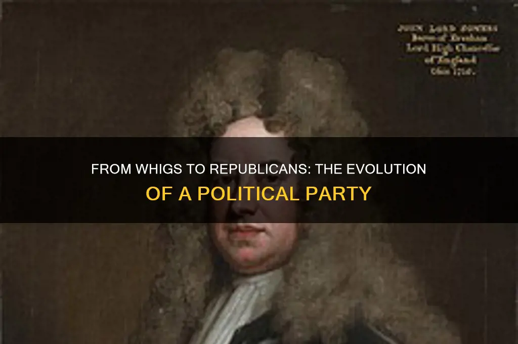 what political party transformed into the republican party