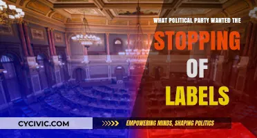 Which Political Party Advocated for Ending Labeling Practices?