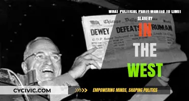 The Political Party Advocating to Restrict Slavery in Western Territories