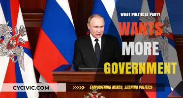 Which Political Party Advocates for Expanded Government Control and Spending?