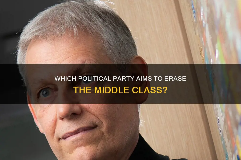 what political party wants to eliminate the middle class
