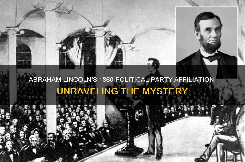 what political party was abraham lincoln apart of in 1860