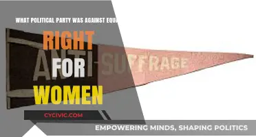 Which Political Party Opposed Women's Equal Rights in History?
