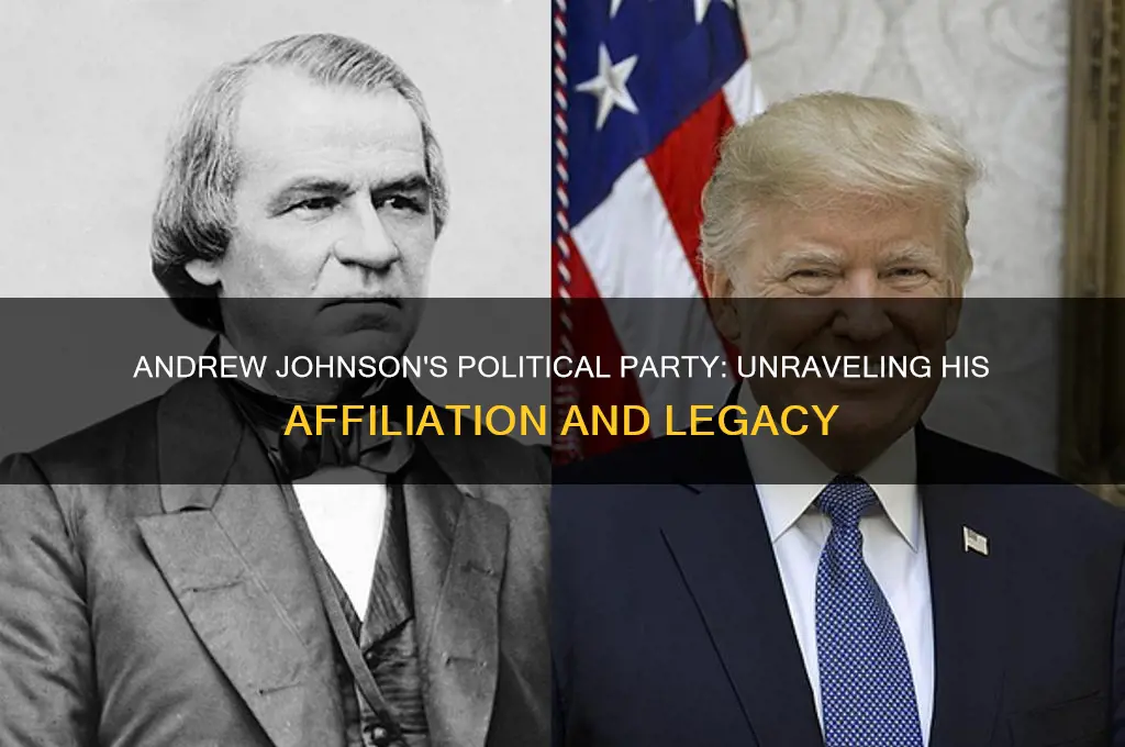 what political party was andrew johnson in