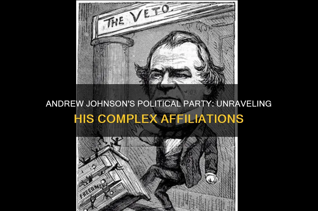 what political party was andrew johnson