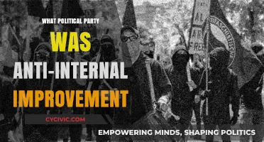 The Political Party Opposed to Internal Improvement Initiatives in America