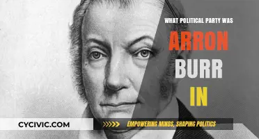 Aaron Burr's Political Party: Unraveling His Democratic-Republican Allegiance