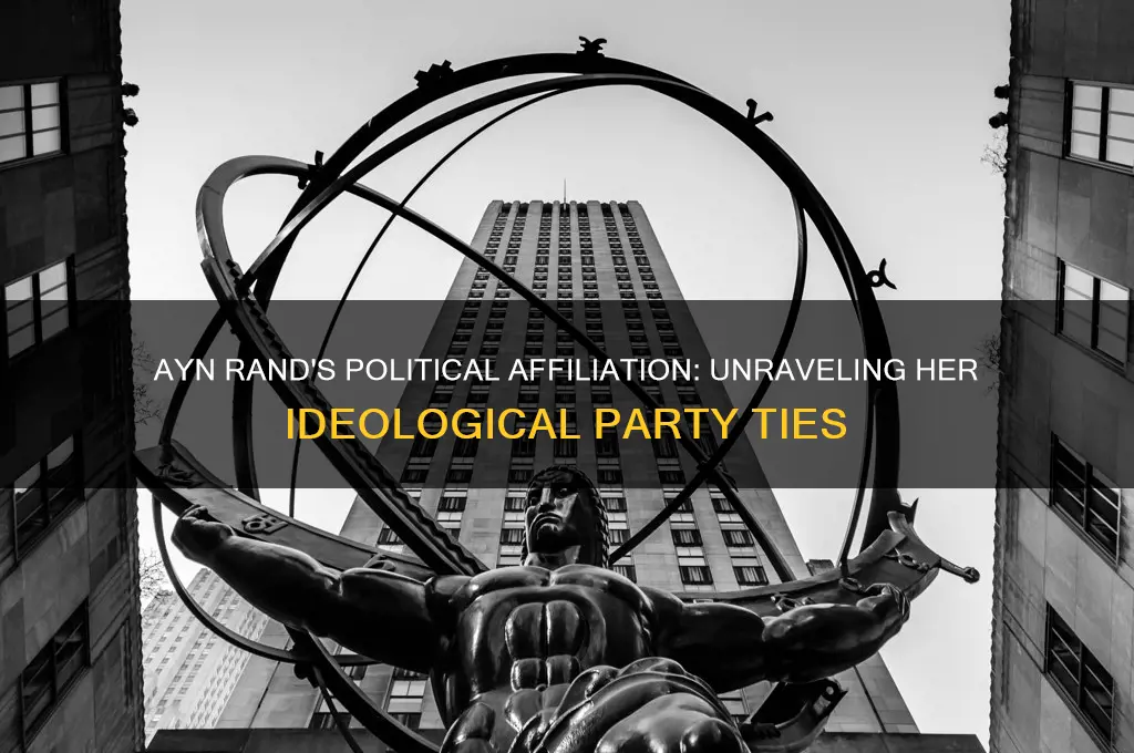 what political party was ayn rand