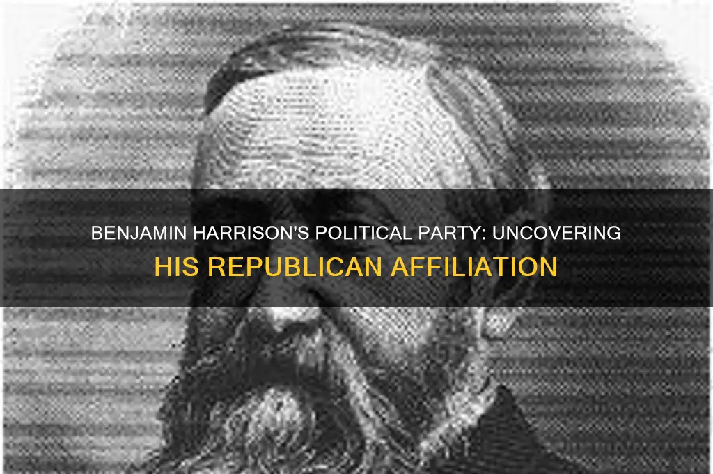 what political party was benjamin harrison