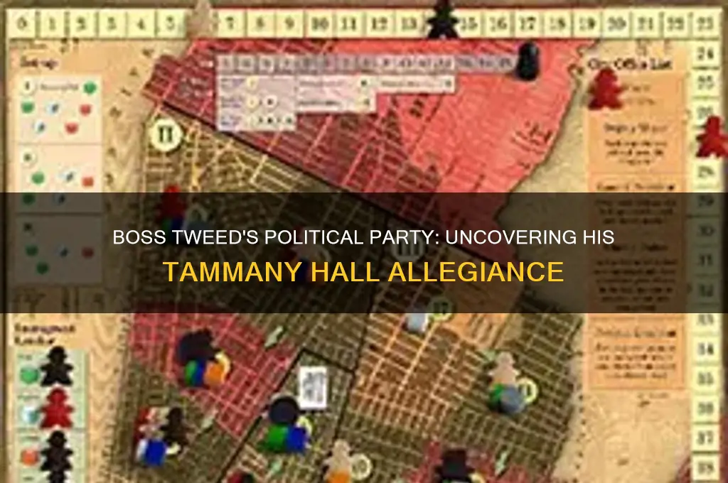 what political party was boss tweed