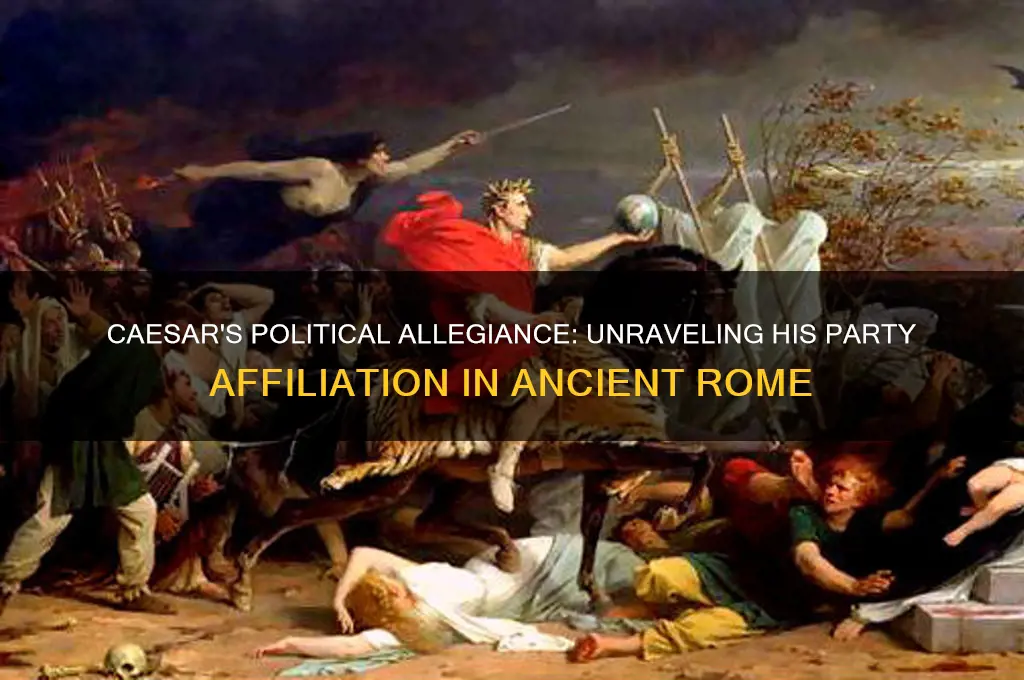 what political party was caesae