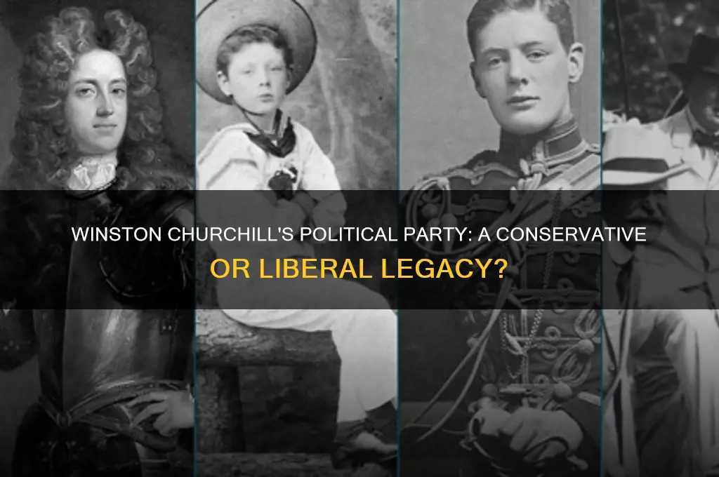 what political party was churchill
